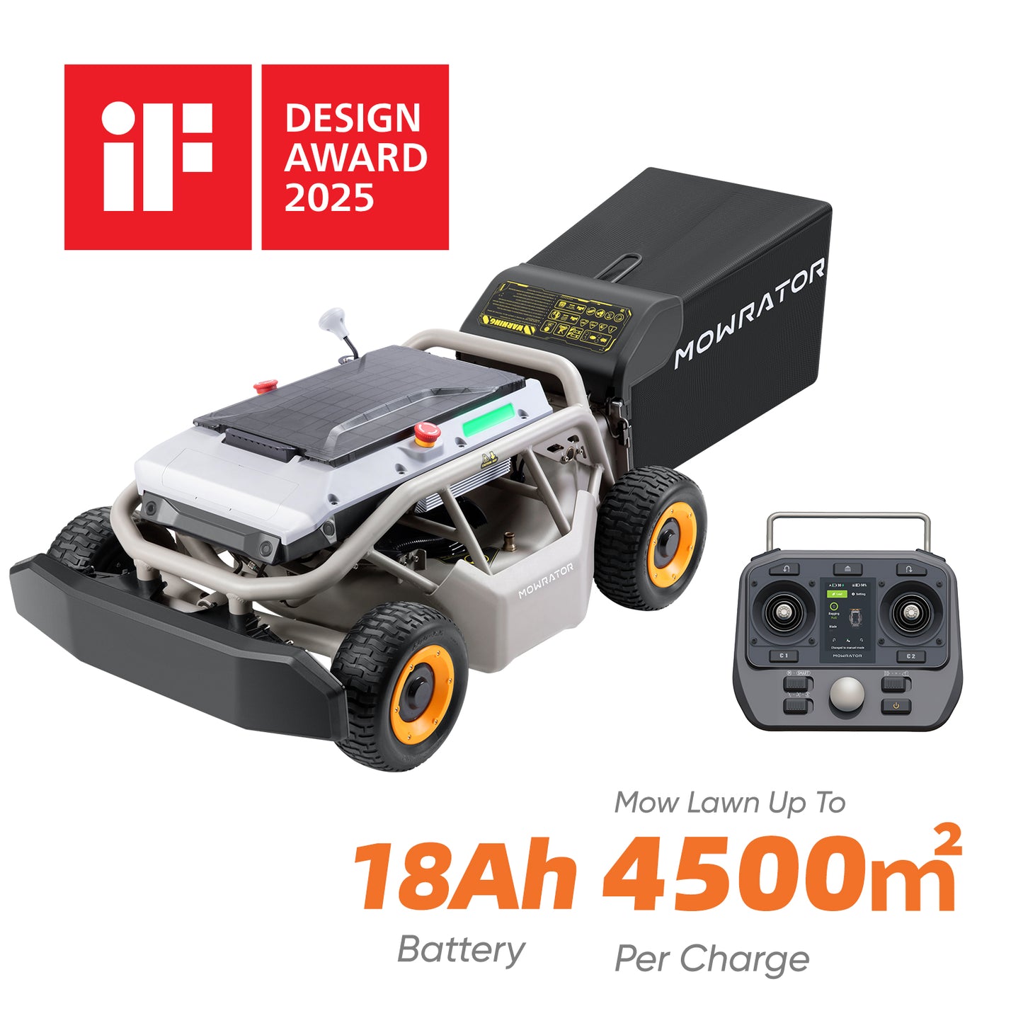 mowrator s1 ferngesteuerter rasenmäher 4wd 75% steigung