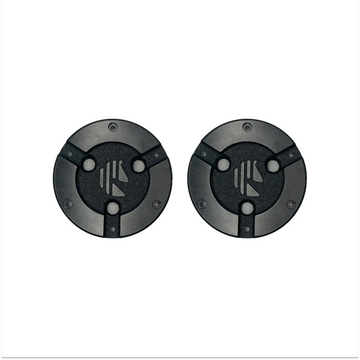 Paire d'enjoliveurs métalliques | Option 2 roues motrices