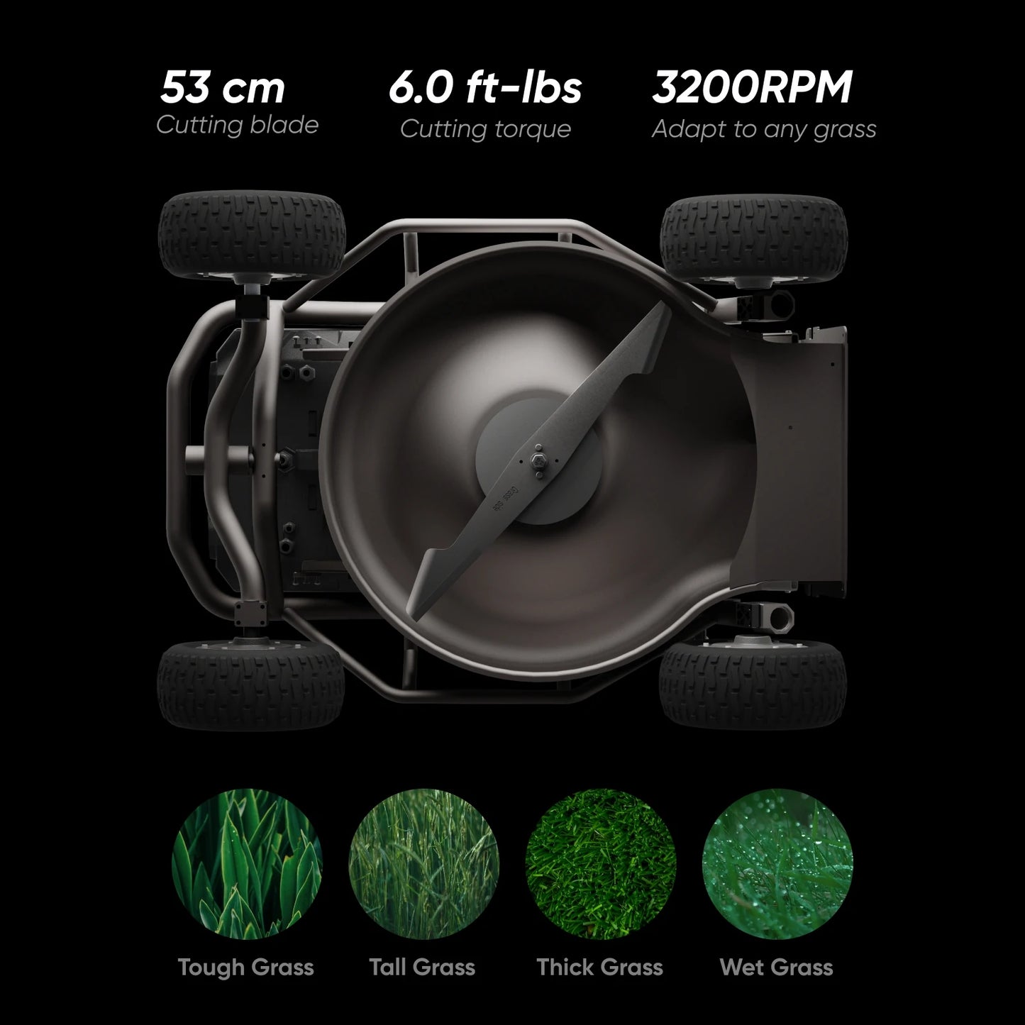 mowrator s1 2wd 12ah, pack pour pente douce | capacité d'ascension de 45 % (24°)
