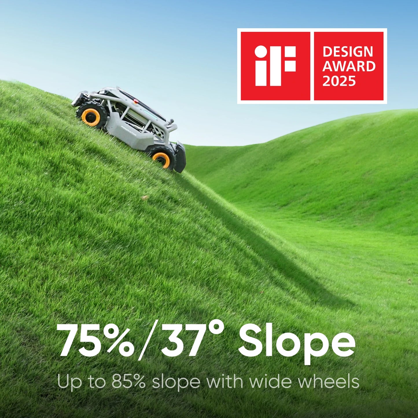 mowrator s1 4wd12ah erweitertes leistungspaket: s1 4wd12ah 75% hangmäher + zusätzlicher 18ah akku