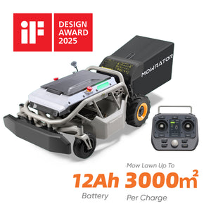 Tondeuse à gazon télécommandée Mowrator S1 à 2 roues motrices pour pelouses plates