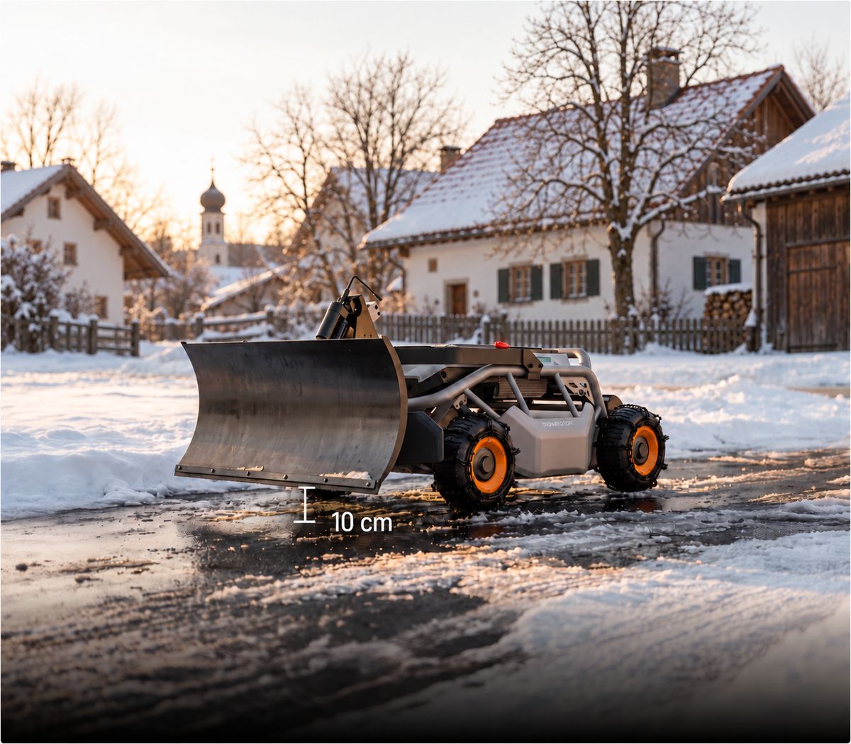 Lift it to turn, reposition, or move between areas — without stepping back into the cold.
