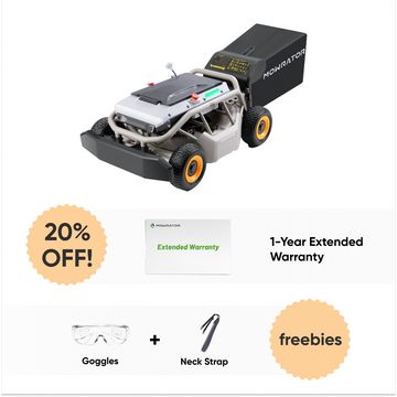 Extended Warranty Bundle: Mowrator S1 4WD 18Ah Lawn Mower+1-Year Extended Warranty