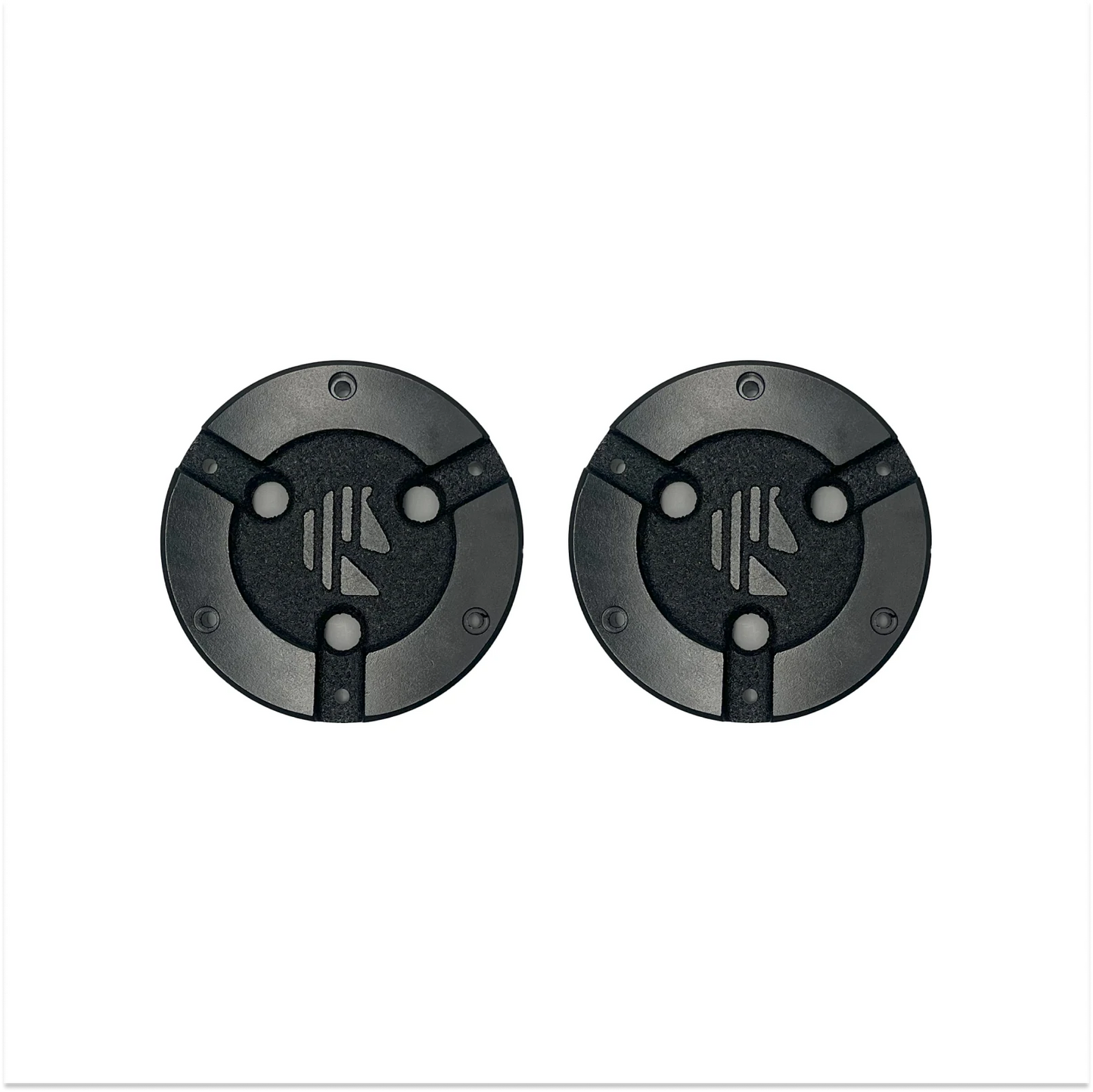 pair of metel hubcaps |  2wd optional upgrade