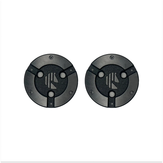 Paire d'enjoliveurs métalliques | Option 2 roues motrices