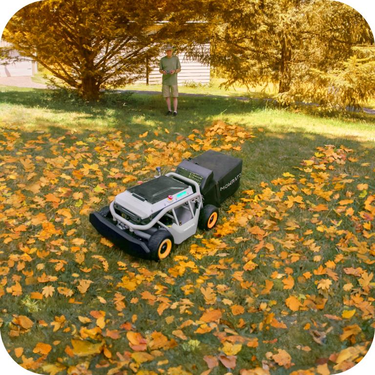mowrator s1 4wd 12ah beast leafvac paket | leistungsstarkes mulchen von laub und mähen an hängen