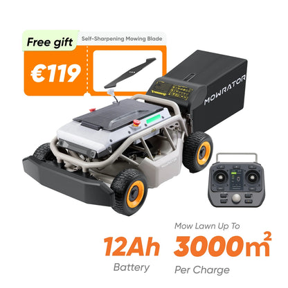 Mowrator S1 Remote Control Lawn Mower 4WD 75% Slope