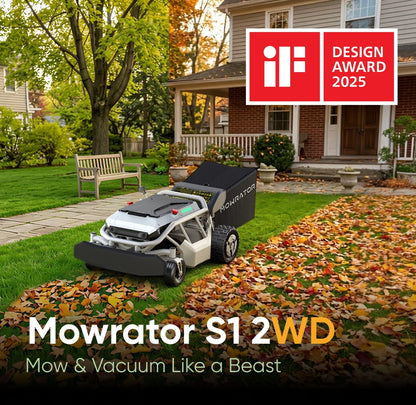 Mowrator S1 Remote Control Lawn Mower 4WD 75% Slope