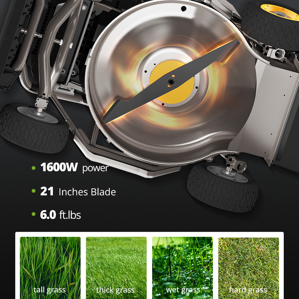 extended warranty bundle: mowrator s1 4wd 18ah lawn mower+1-year extended warranty