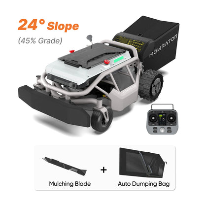 Mowrator S1 12Ah Auto-Dumping Lawn Care Bundle