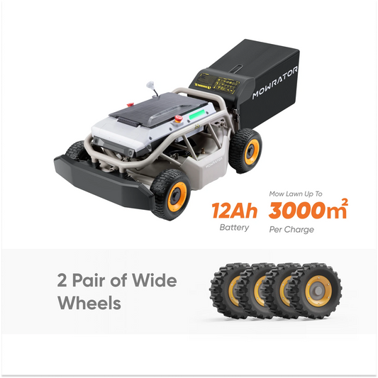 Mowrator S1 4WD 12Ah Steep Slope Bundle | 85% (40°) Climbing Ability