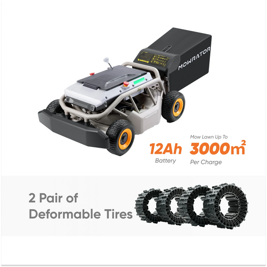 Mowrator S1 4WD 12Ah Extreme Climber Bundle | 100% (45°) Climbing Ability