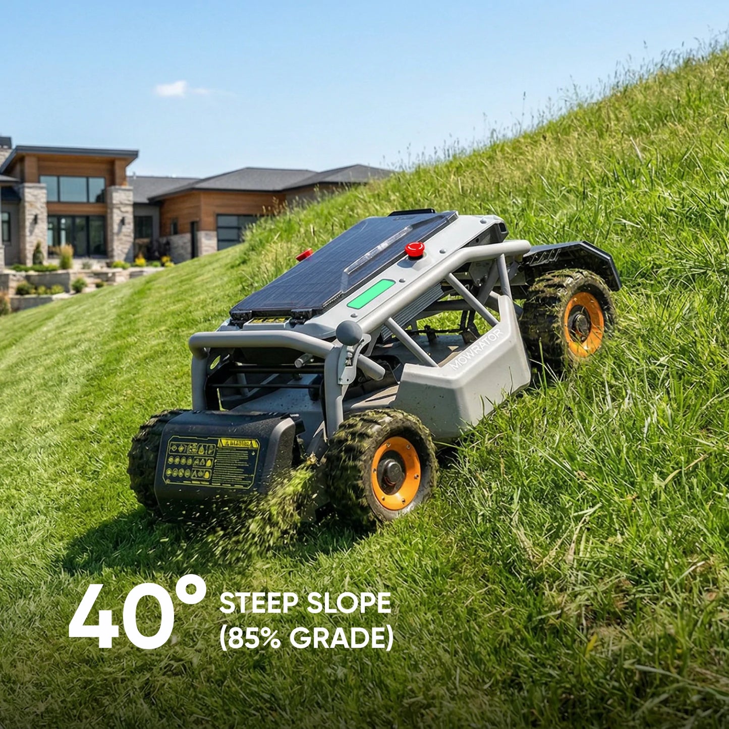 mowrator s1 laub- & rasen-4wd 85 % steigung mit laubsaug- und häckselfunktion (mit breitreifen)