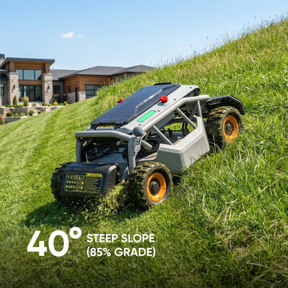 Mowrator S1 Laub- & Rasen-4WD 85 % Steigung mit Laubsaug- und Häckselfunktion (mit Breitreifen)
