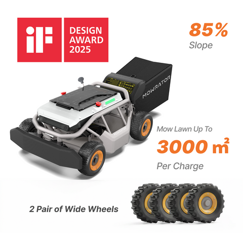 Mowrator S1 4WD 12Ah Steilhang-Paket | 85% (40°) Steigfähigkeit