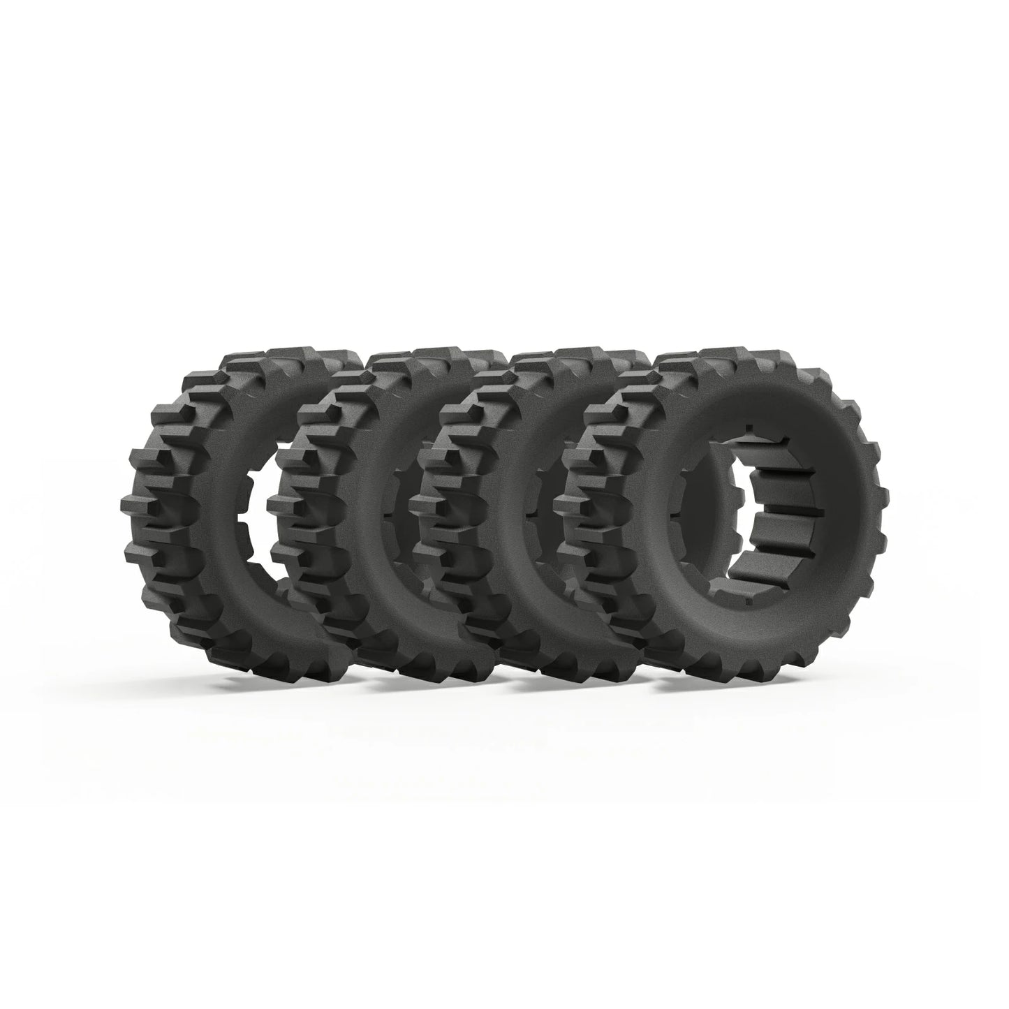 2 pairs of wide wheels | for 85% slope