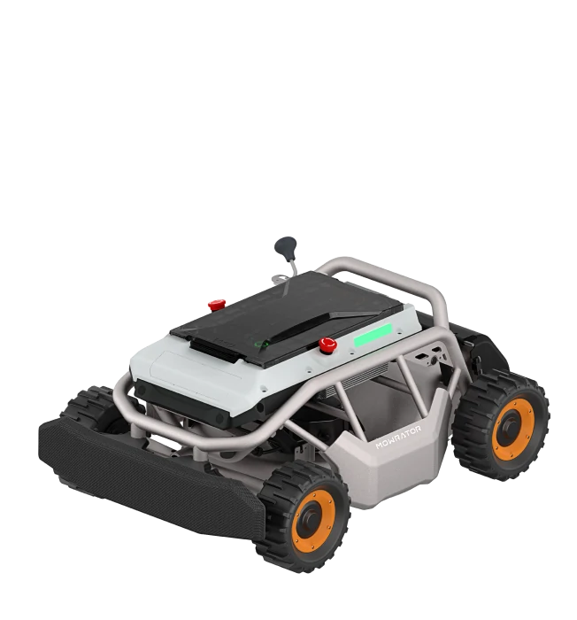 Mowrator S1 Leaf & Lawn 4WD Steep Slope with Leaf Shredding Vacuum Bundle | 85% (40°) Climbing Ability
