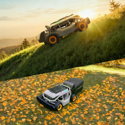 Pack Mow-Vac : tondeuse à gazon Mowrator S1 4WD 18 Ah + lames de paillage