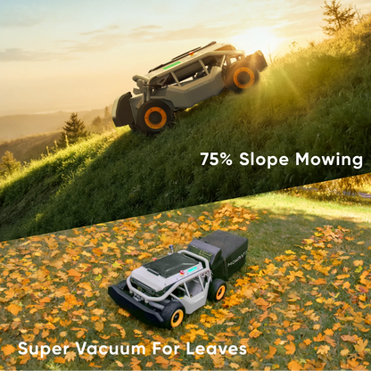 Mowrator S1 4WD 12Ah Beast LeafVac Bundle | Powerful Leaf Mulching & Slope Mowing