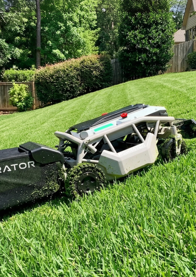 Mowrator S1 Leaf & Lawn 2WD 45% Slope Remote Control Lawn Mower with Leaf Shredding Vacuum