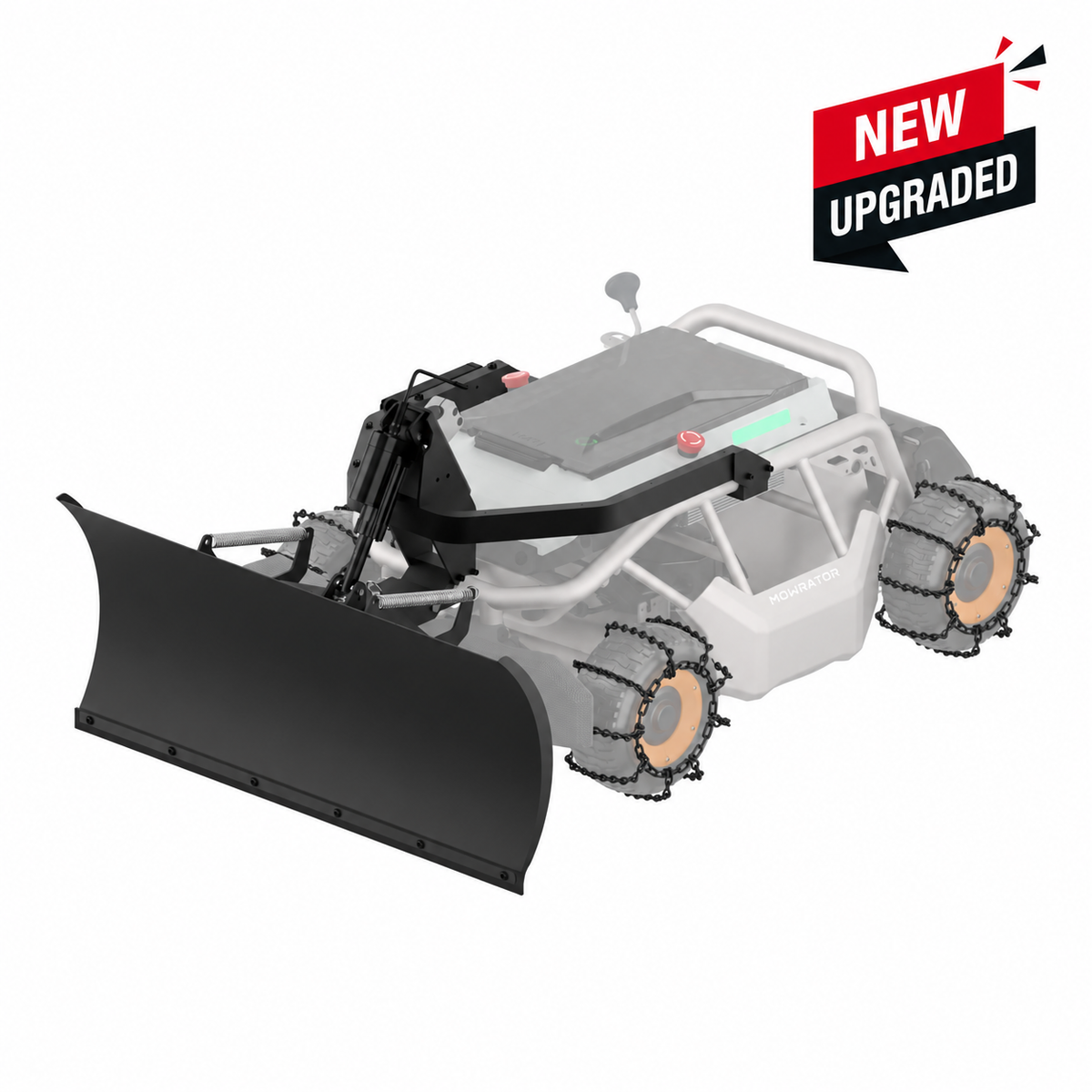 pre-order: mowrator snow plow kit – fits only s1 4wd